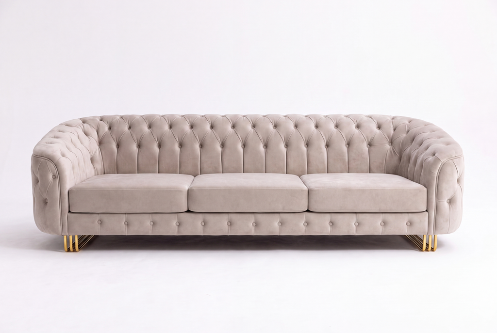 Tufted Royale · Canapea 3 locuri